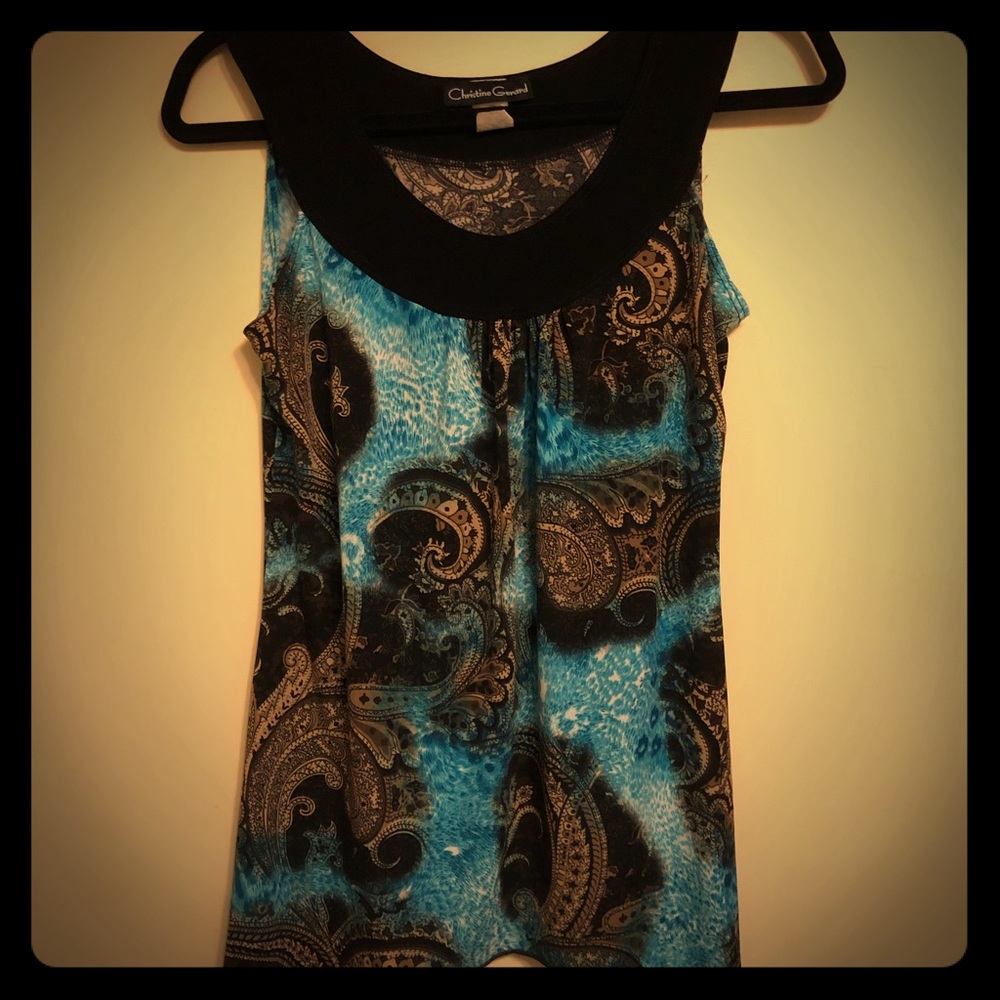 Small Ladies Blouse with Paisley Pattern